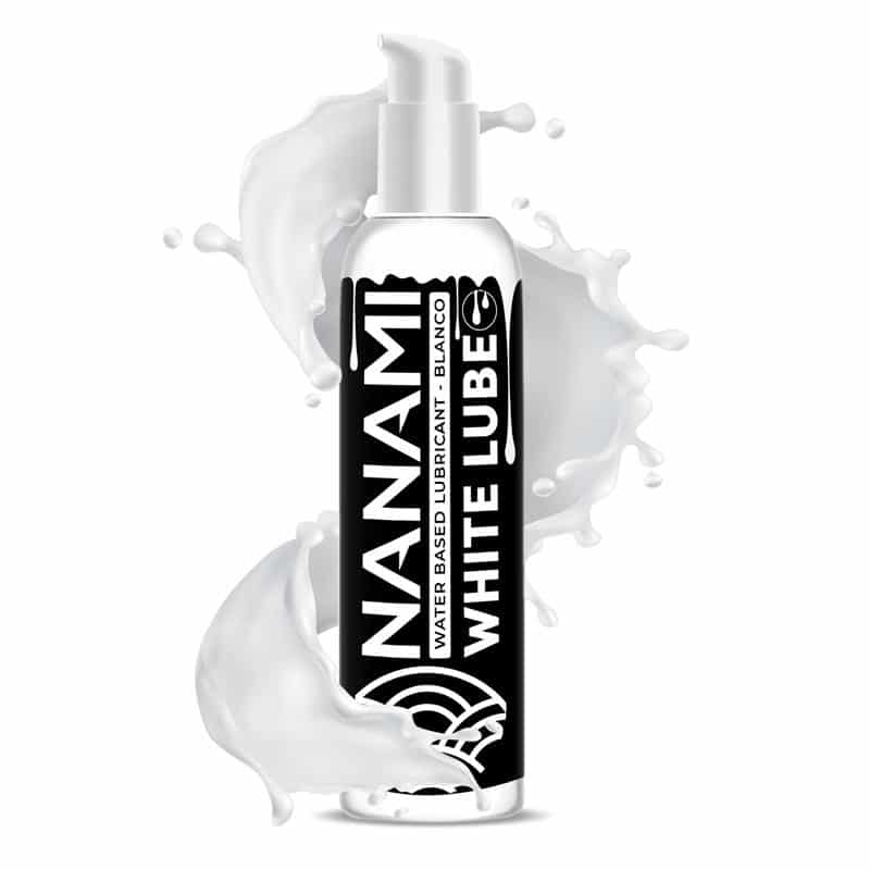 1 lubricante blanco cremoso imitacion al semen base agua vegano 150 ml