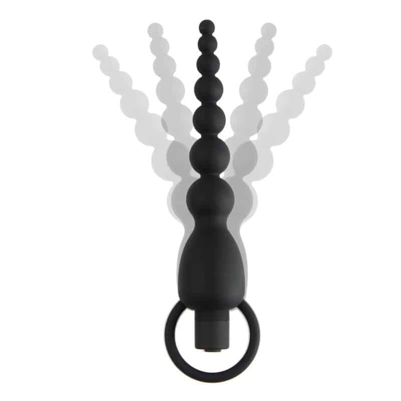 1 marbe cadena anal con vibracion usb silicona