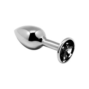 1 plug anal con joya negra talla m
