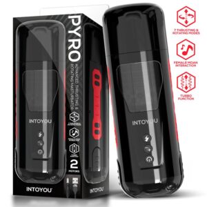 1 pyro masturbador advanced con thrusting rotacion y gemidos