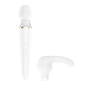 2 masajeador double wand er con app blanco
