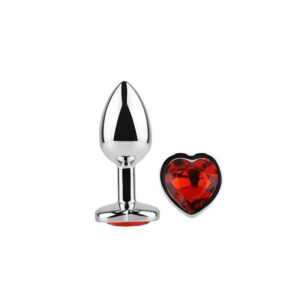 3 plug anal joya de corazon red scarlet talla s