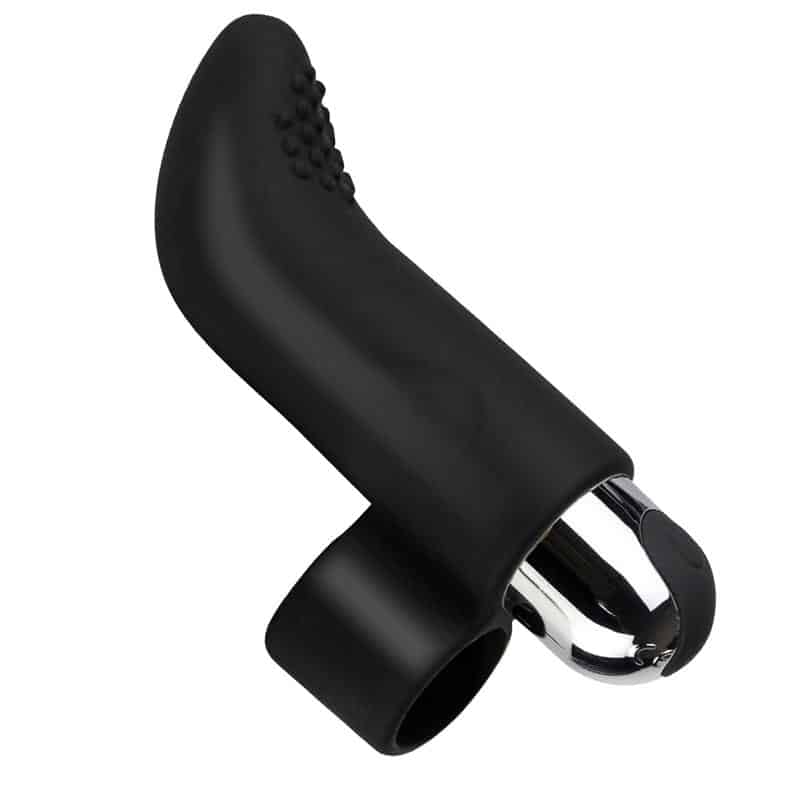 4 fivib estimulador de dedo usb silicona negro
