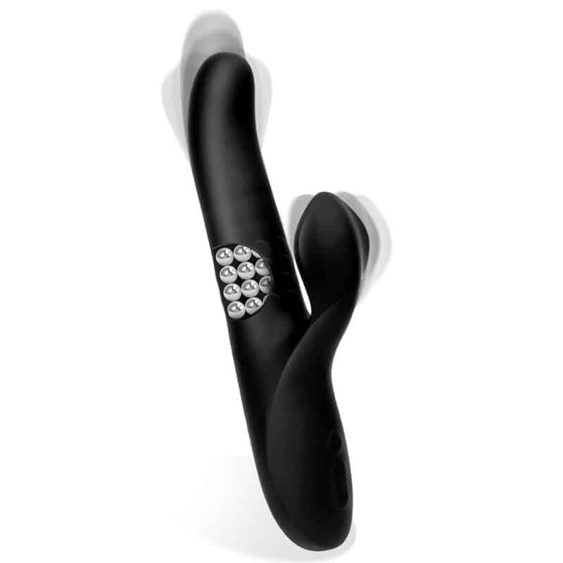 4 squidy vibrador con funcion de movimiento y bolas rotadoras usb silicona 1