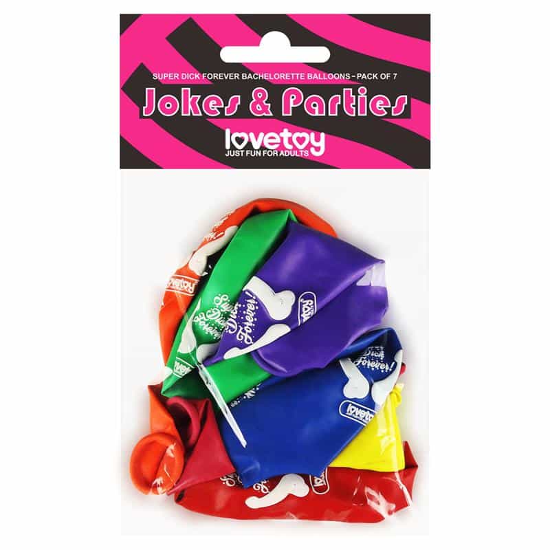 7 globos de fiesta pack de 7