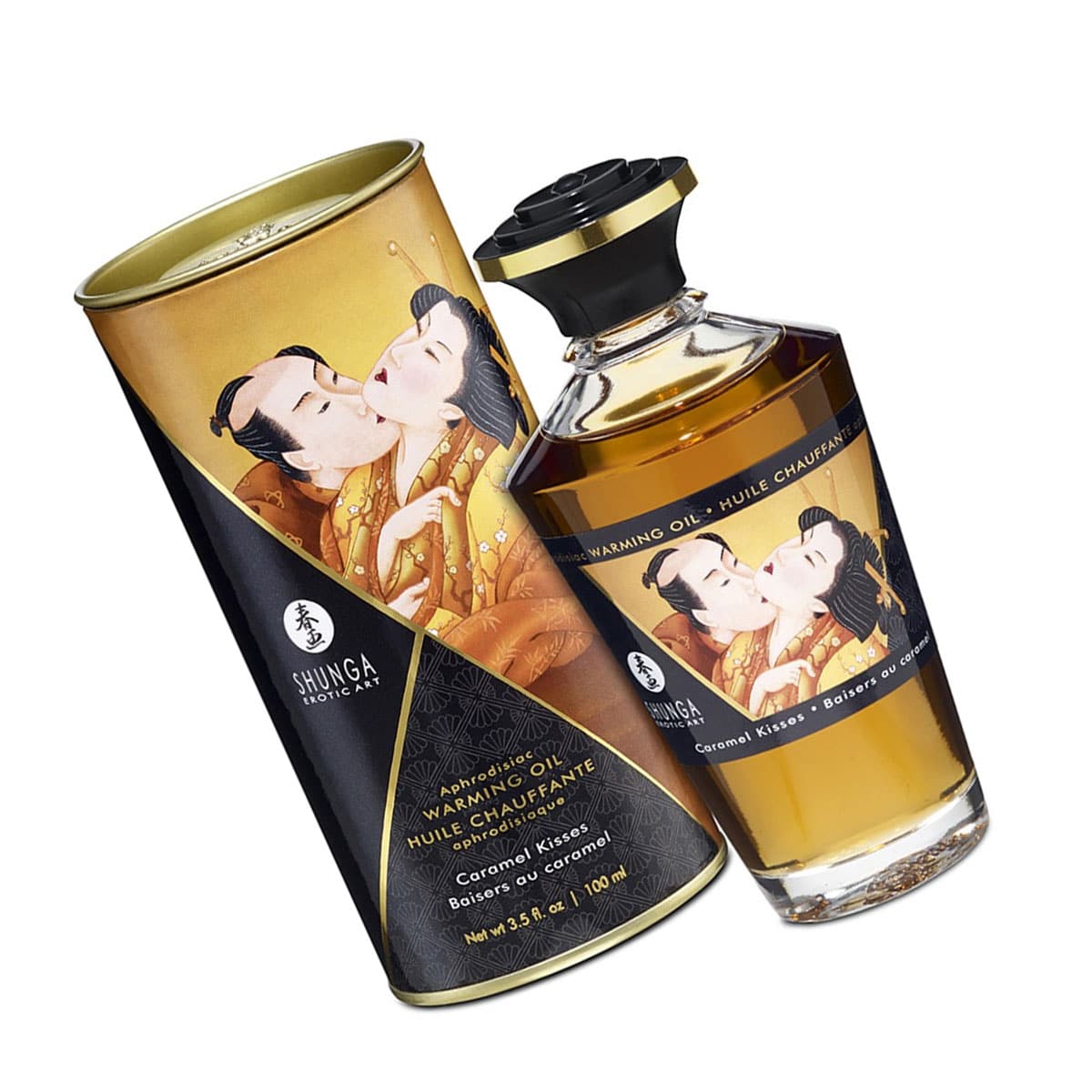 Aceite de Masaje Besable Efecto Calor Sabor Besos de Caramelo. Shunga 1 esenciales ACEITES 22