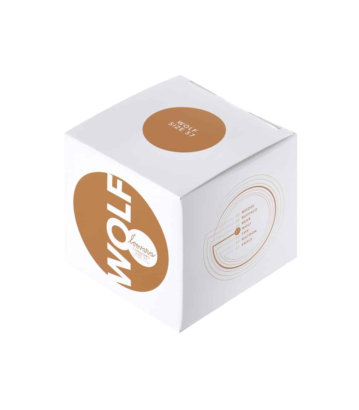 preservativos veganos wolf 57 mm 12 uds
