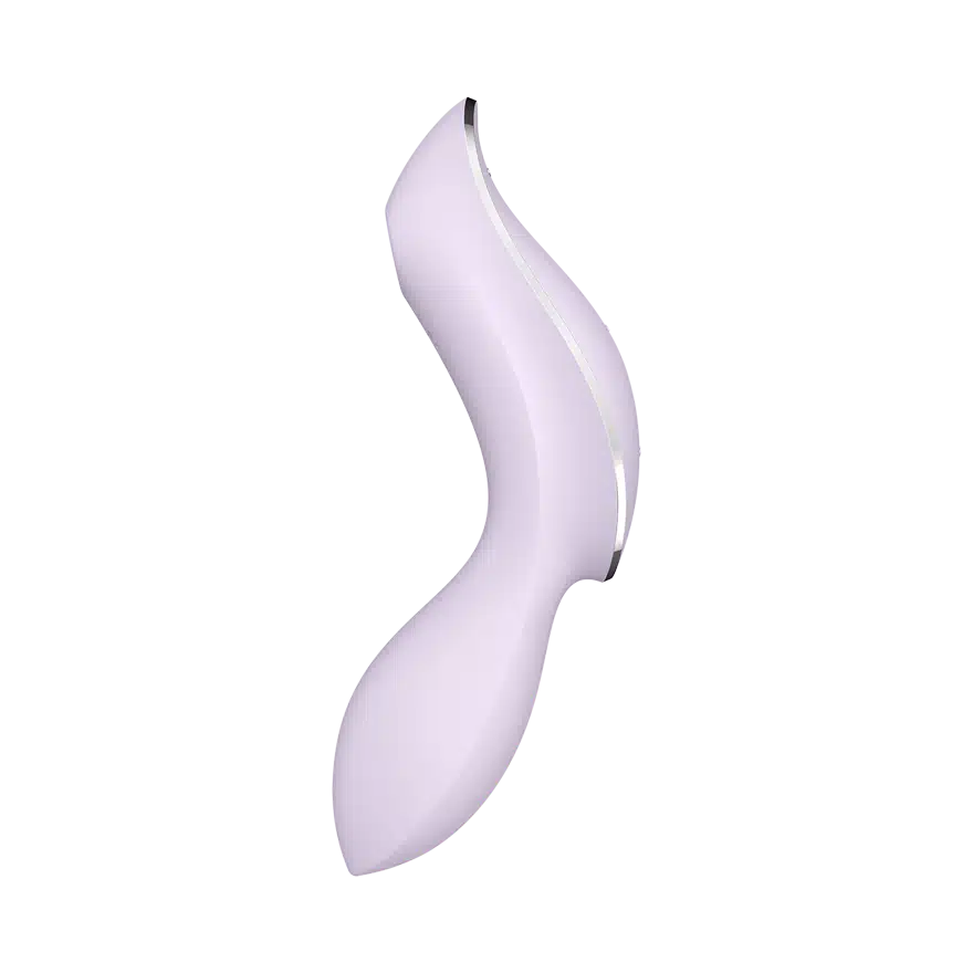 satisfyer curvy trinity 2 violet air pulse side view