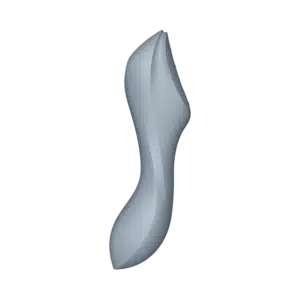 satisfyer curvy trinity 3 gray air pulse side view