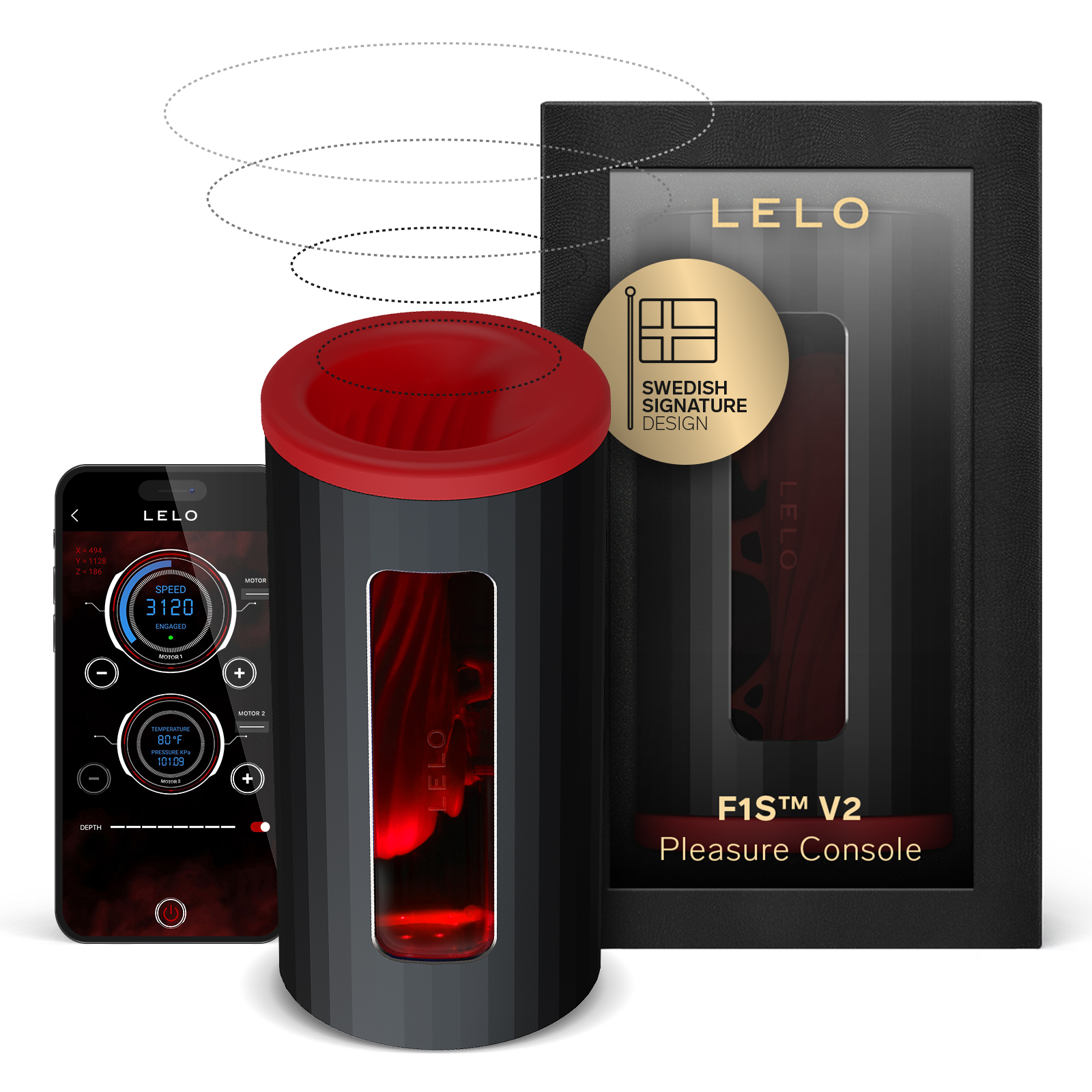 LELO AMAZON main image F1SV2 RED