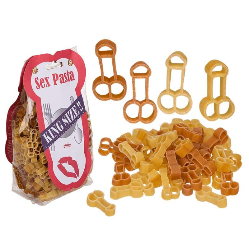 1 pasta de pene bi color trugo duro y pimiento