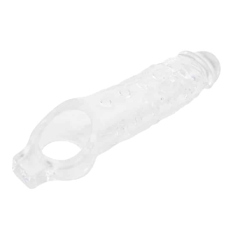 2 funda para el pene con sujecion para testiculos mighty transparente