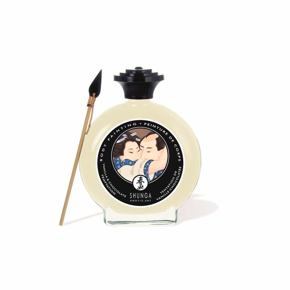 shunga pintura besable sabor chocolate blanco y vainilla 1