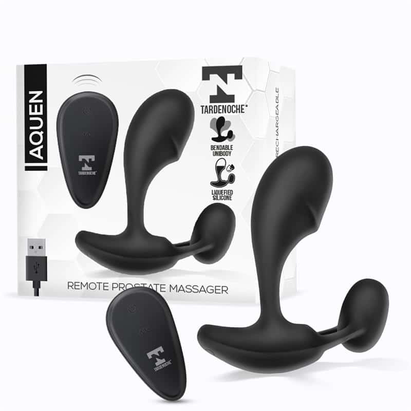 1 aquen estimulador prostatico y perineo control remoto silicona liquida usb magnetico