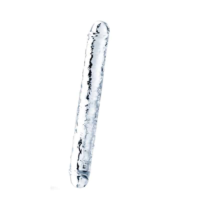Dildo Doble Flawless Clear Transparente 1 1 dildo doble flawless clear 12 transparente