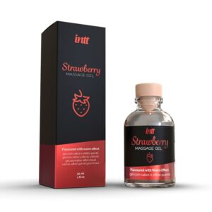 1 gel de masaje efecto calor fresa 30 ml