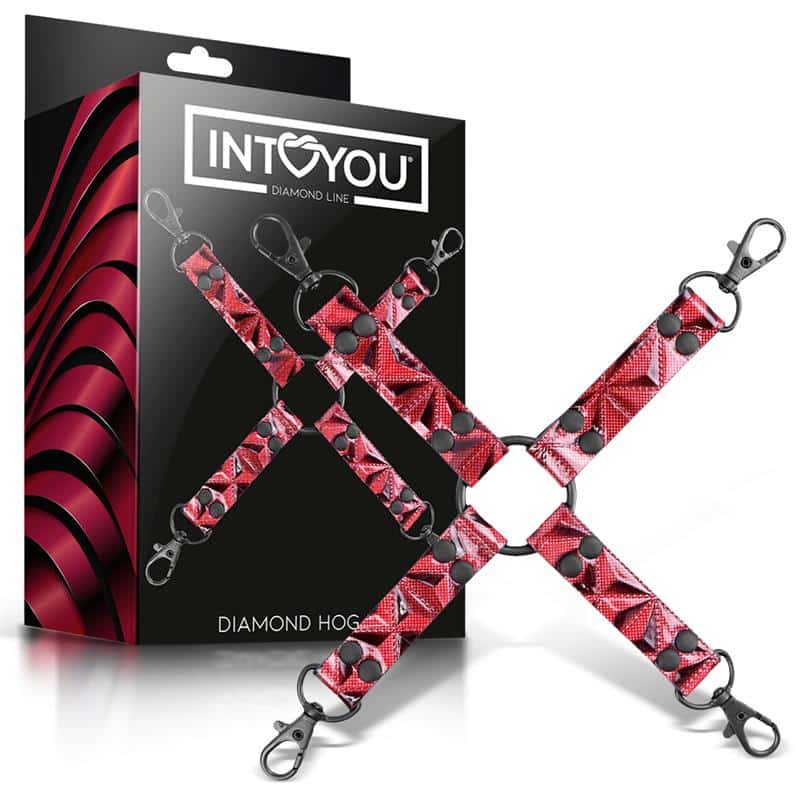 1 hog tie diamond cuero vegano