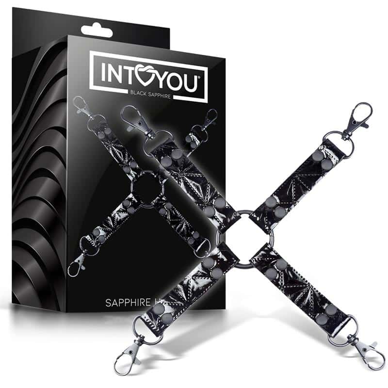 1 hog tie sapphire cuero vegano