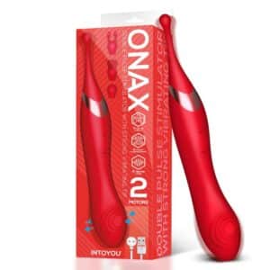 1 onax estimulador doble vibrador de punto y doble pulsacion usb