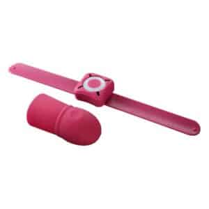1 super striker funda para el pene con vibracion rosa