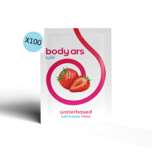 Los pies y el placer, una relación explosiva 15 Lubricantes de Fresa 100 Sobres. Body Ars