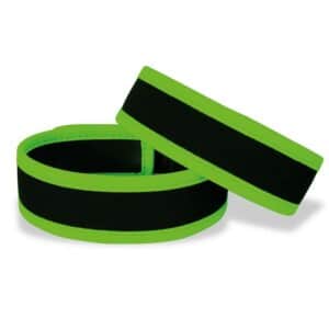 3 brazaletes con velcro que brillan en la oscuridad