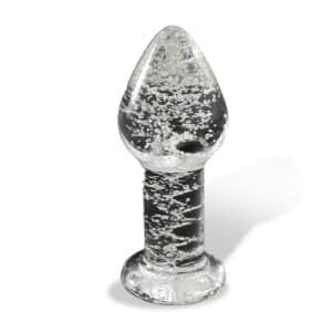 6 plug anal de cristal que brilla en la oscuridad