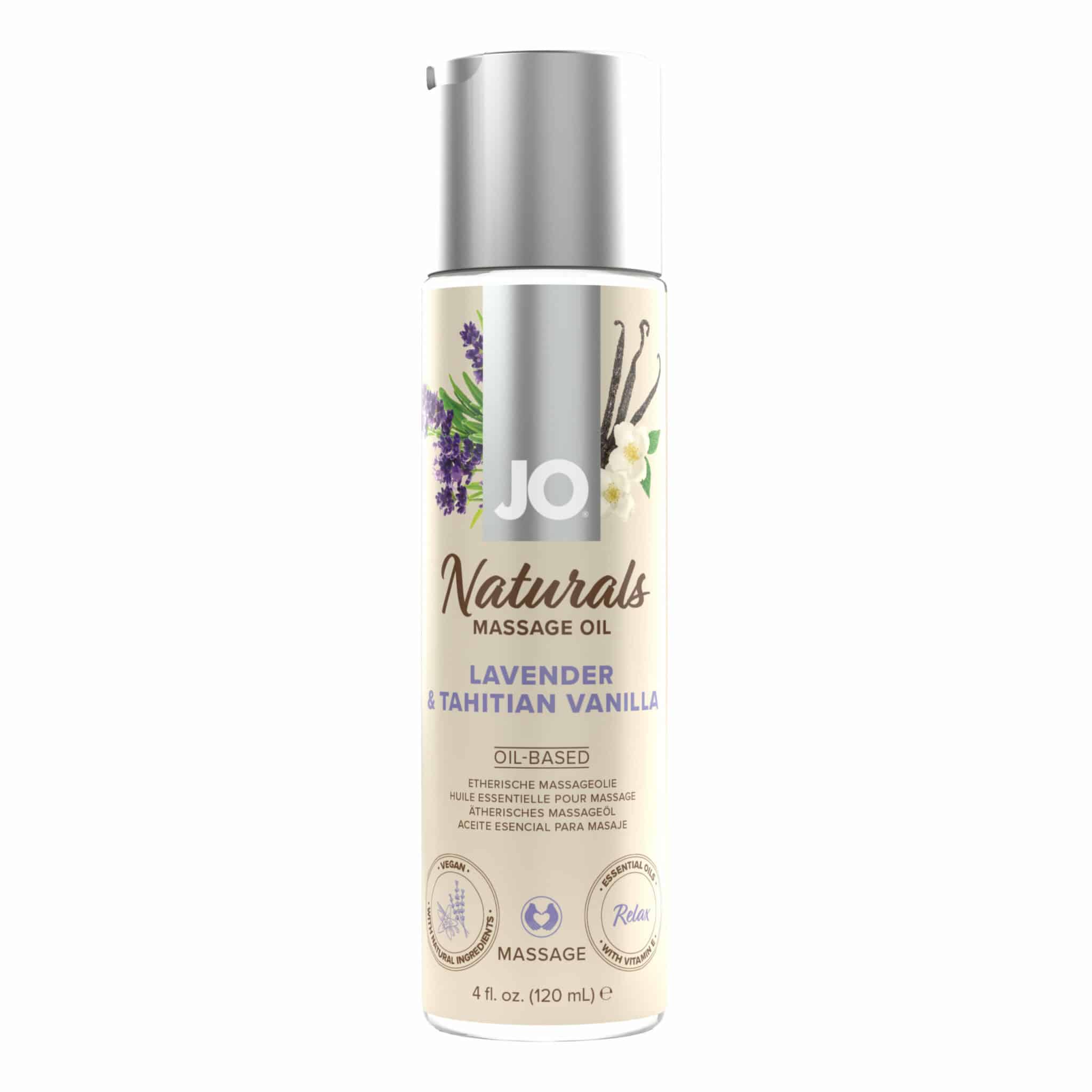 Aceite de Masaje Naturals Lavanda y Vainilla de Tahití 120 ml. System JO 1 E32527 hr scaled