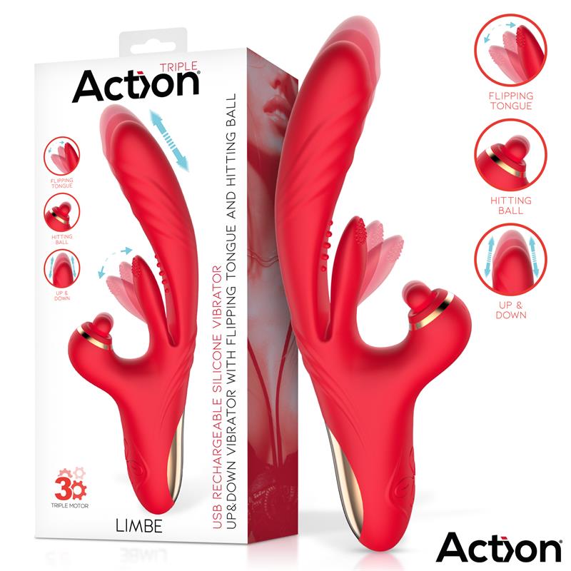 1 limbe vibrador con lengua flip flap bola percutora y up and down