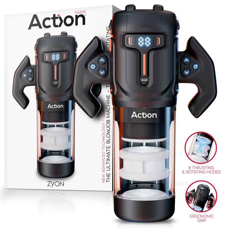 1 zyon masturbador automatico avanzado con up and down y rotacion