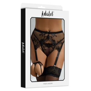 Lencería Amelia Set de Liguero y Tanga by ADALET LINGERIE