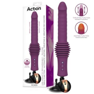 1 roxer sex machine con vibracion thrusting efecto calor y control remoto