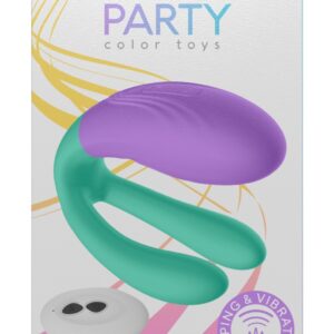 Cómo tener mejor sexo en vacaciones 43 Pinza para Parejas con Tapping, Vibración y Mando Remoto CLIPY by PARTY