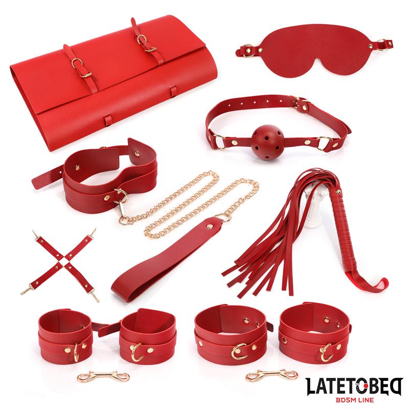 1 kit de bondage 7 pz con bolsa de almacenamiento