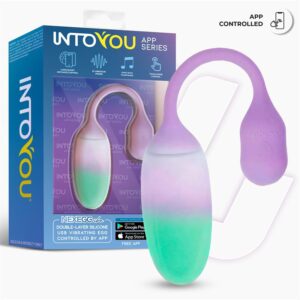 4 nexxegg huevo vibrador silicona doble capa con app lilapistacho