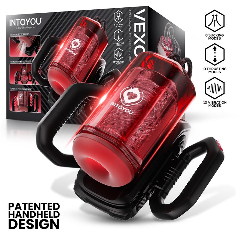 vexor 3 in 1 masturbador masculino succion empuje y vibracion usb c 11